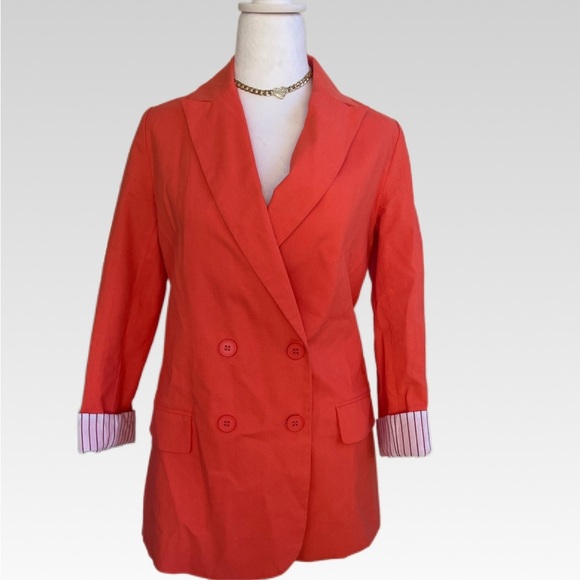 Dolan Women's Vibrant salmon Blazer size S - Picture 1 of 9